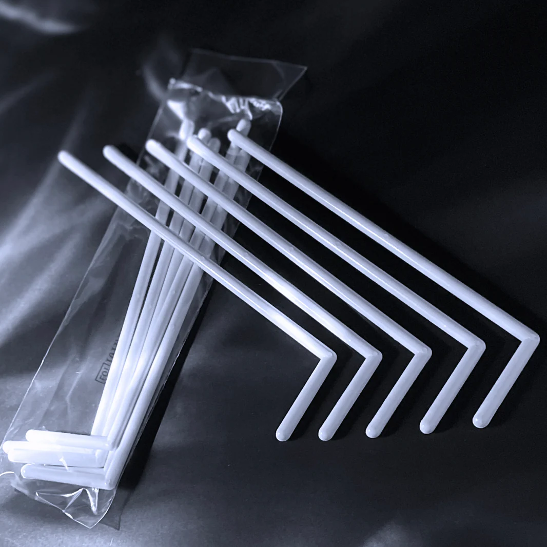 Spatola a "L" Polistirolo HIPS in confezione da 5 pezzi