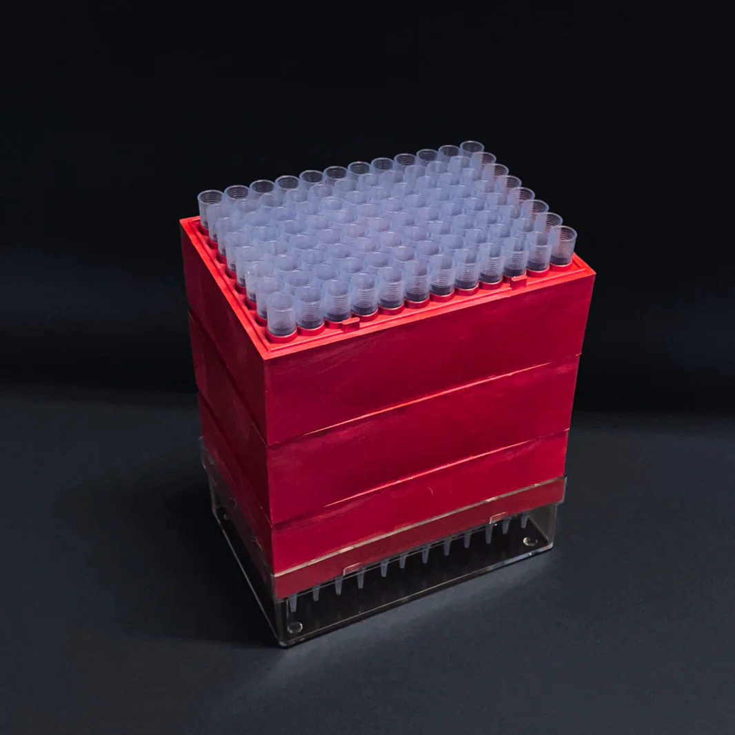 Puntali Rack Torre di tipo Gilson Blu